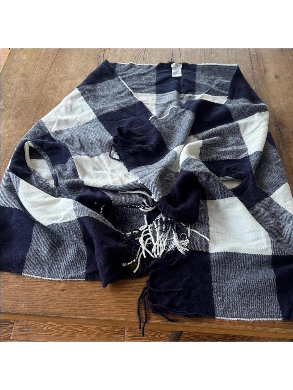J.Crew Plaid Scarf Wrap